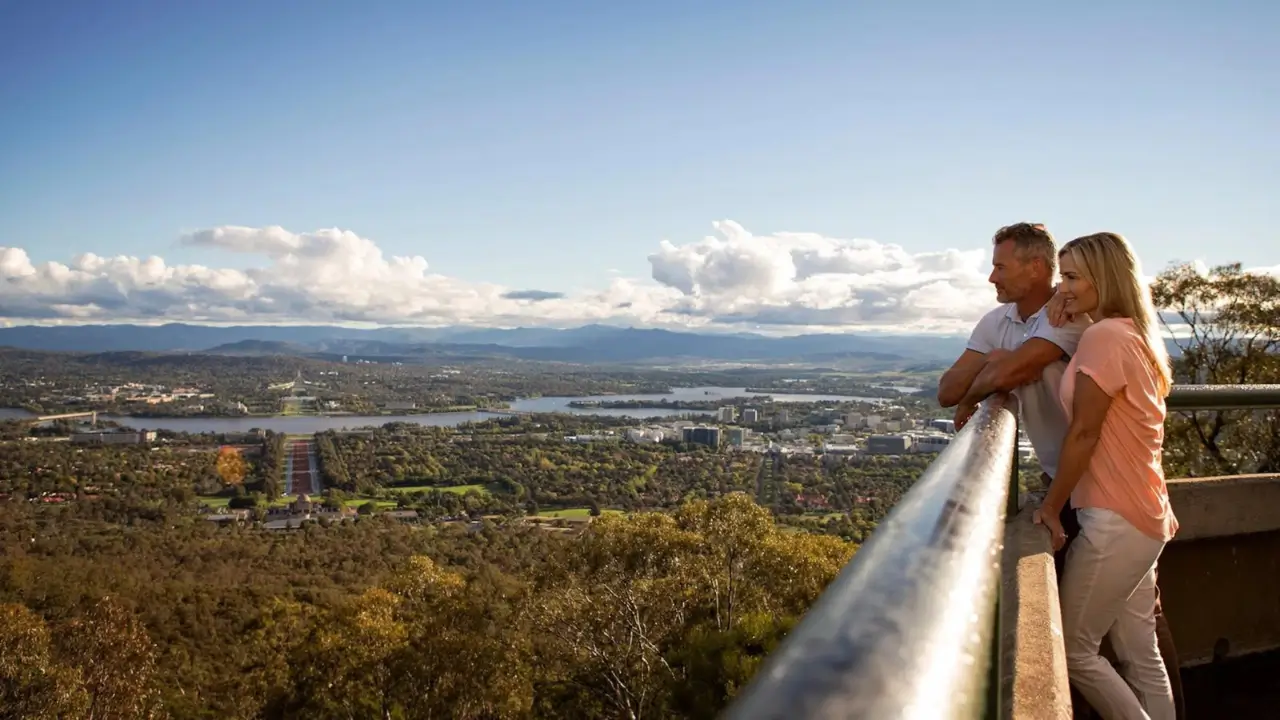 panoramic views from Mount Ainslie