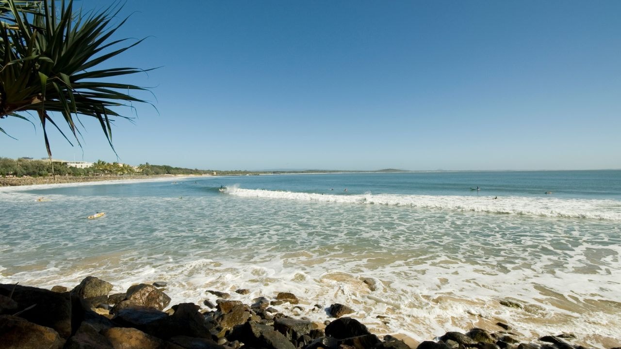 Calm and cool waters of Noosa Main Beach