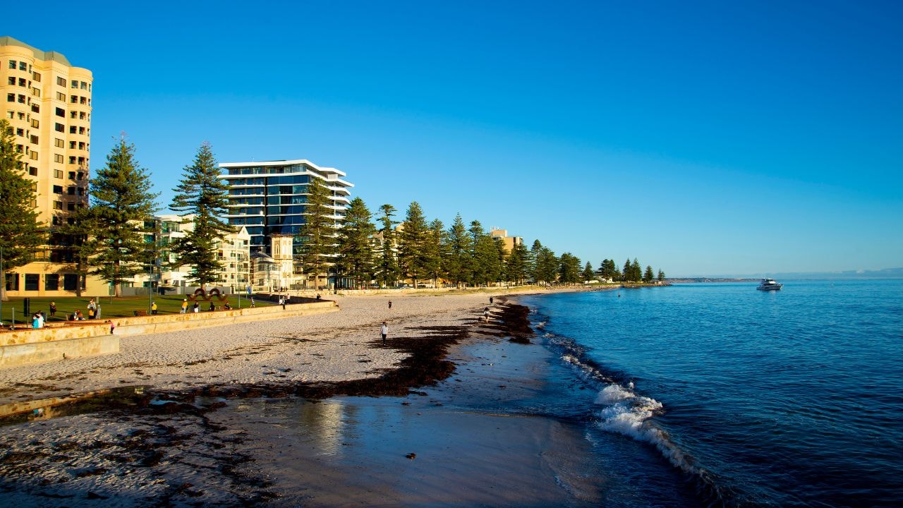 City shorelines of Glenelg Beach